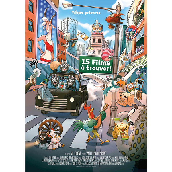 Poster 15 films d'animation à trouver